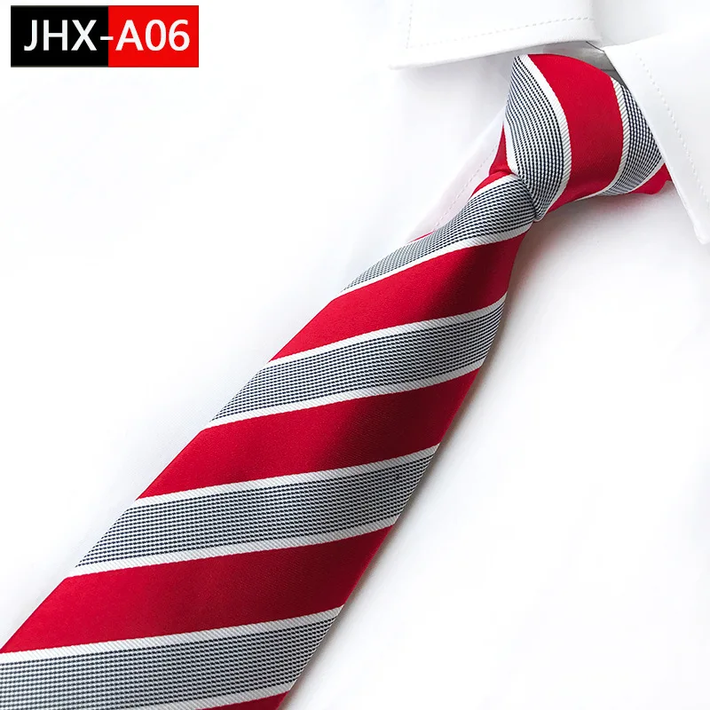 2018 New Red Paisley Ties Silver Point Ornament Men's Trendy 8CM Wedding Office Neckties | Аксессуары для одежды