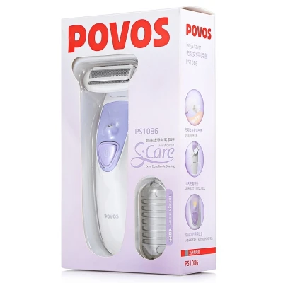 POVOS PS1086 Lady Body Electric Shaver Hair Removal Rechargeable Epilator | Красота и здоровье