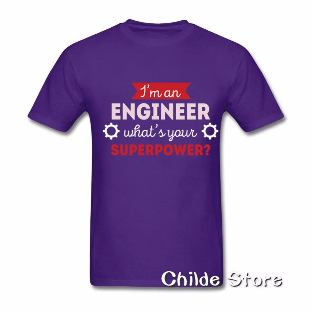 2018 Используйте фитнес Camiseta футболка хлопковая инженер сверхдержавы профессии