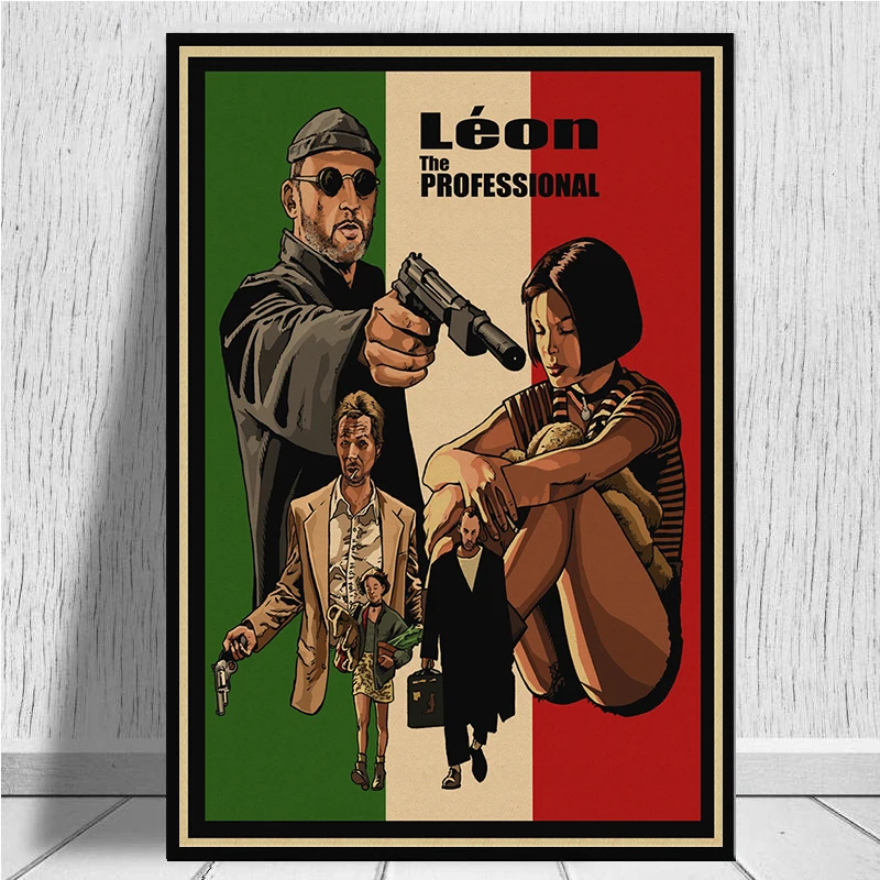 LAITANG Leon профессиональный винтажный фотопостер Настенный декор украшение для