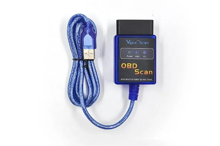 Vgate сканер USB ELM327 OBD2 интерфейсный кабель автомобильный ECU диагностический