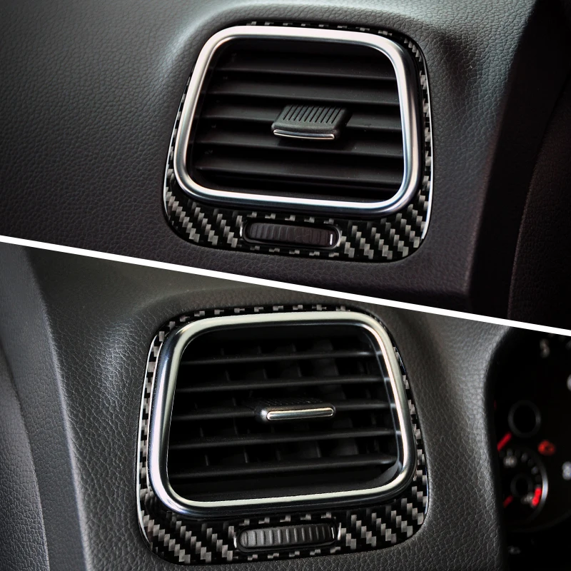 Карбоновая внутренняя отделка центральная консоль CD Воздушная панель Выходная