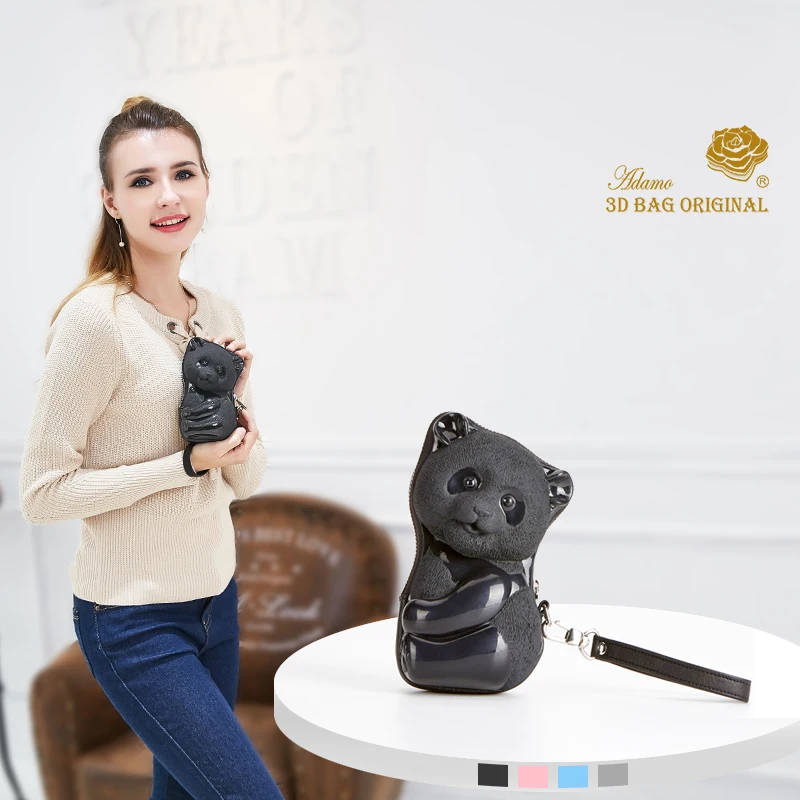 3D сумка Adamo оригинальный клатч Ka Panda с ремешком роскошные Брендовые женские