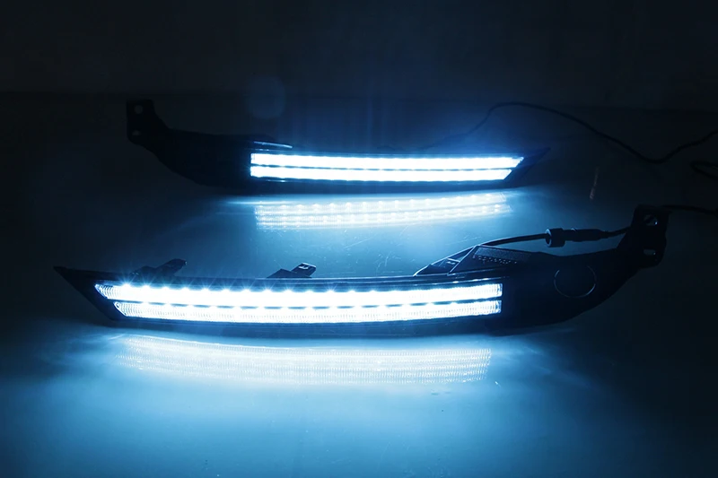 Автомобильная проблесковая 2 шт. DRL 12V Светодиодный дневной светильник для Mazda CX 5