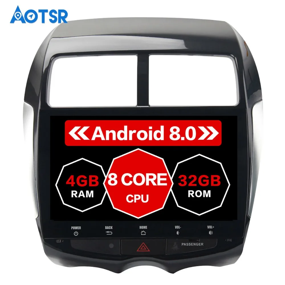 Android 8,0 4 Гб ОЗУ + 32 Гб ПЗУ GPS мультимедийный плеер с 10,2 