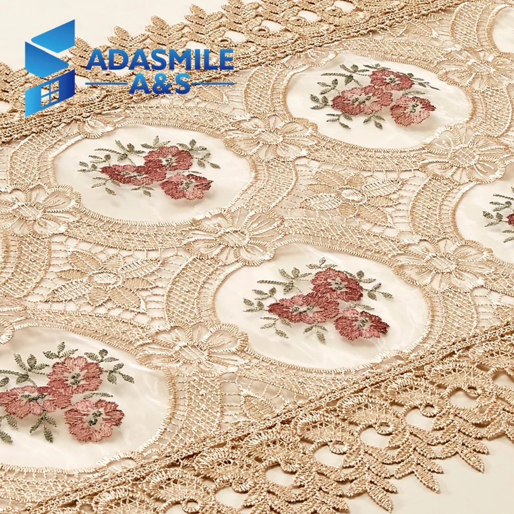 Adasmile горячая Распродажа кружевной Цветочный пасторальный полиэфирный