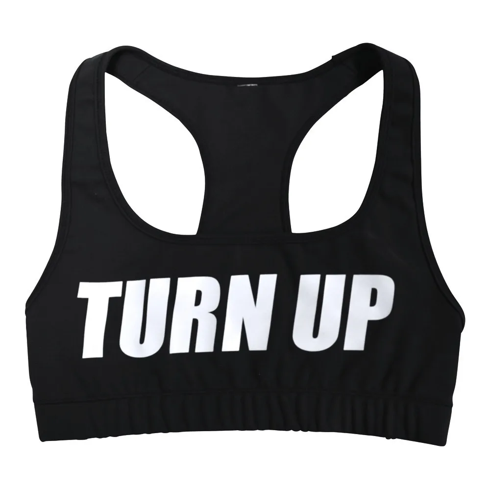 Забавные бюстгальтеры с отложным воротником и буквенным принтом жилеты майки