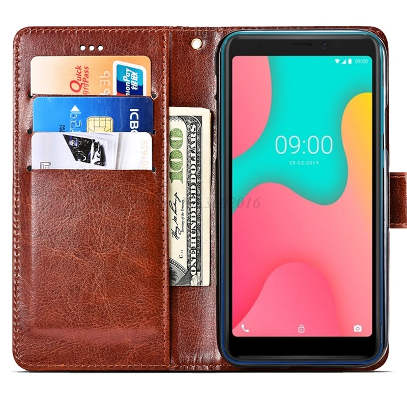 Для Wiko Y60 чехол 5 45 ''Флип Роскошный винтажный цветочный кошелек кожаный для