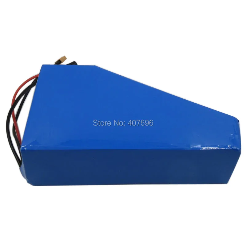 1000W 52V литиевая батарея 51,8 V 17.5AH аккумулятор 52 в 18AH Треугольники, фара для электровелосипеда в использование батареи samsung 3500 мА* ч), 30A BMS с сумкой в комплекте