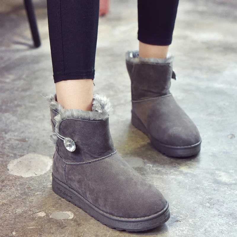 Size35-40 2018 новые ботильоны женские зимние ботинки осень Кристалл украшают обувь
