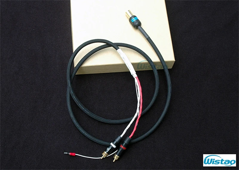 Круглый сигнальный кабель LP Tonearm 5 контактный разъем Din 6N OFC провод для подключения
