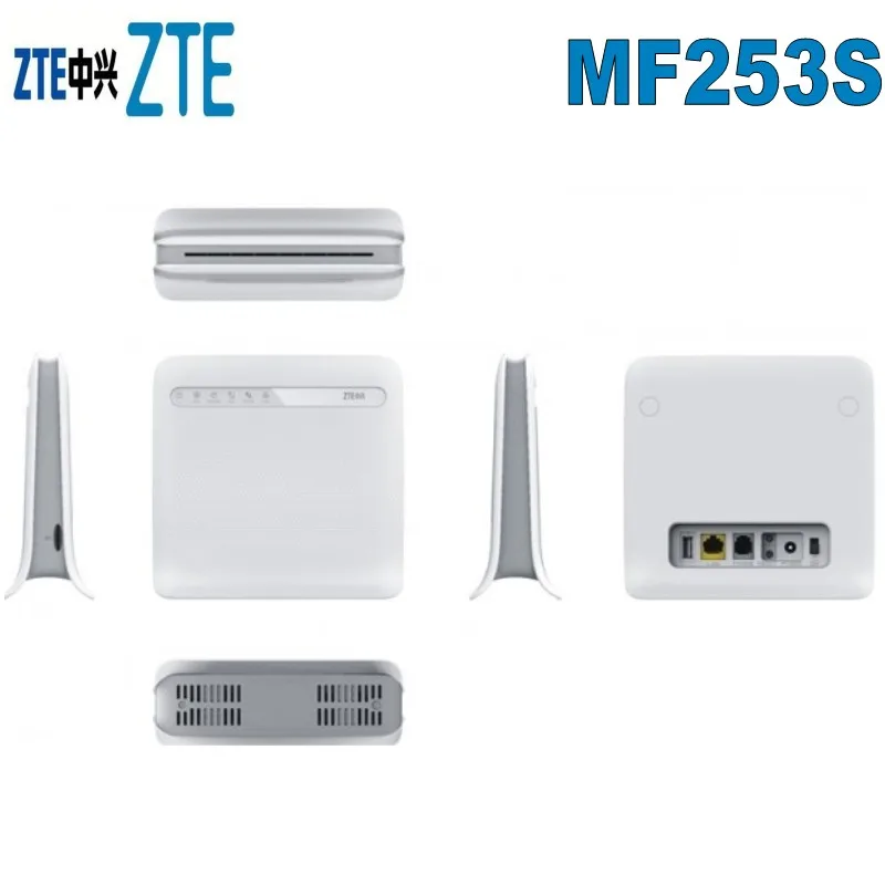 ZTE MF253S 4G LTE FDD900/1800 TDD1900/2300/2500/2600Mhz беспроводной роутер CPE|3G/4G роутеры| |
