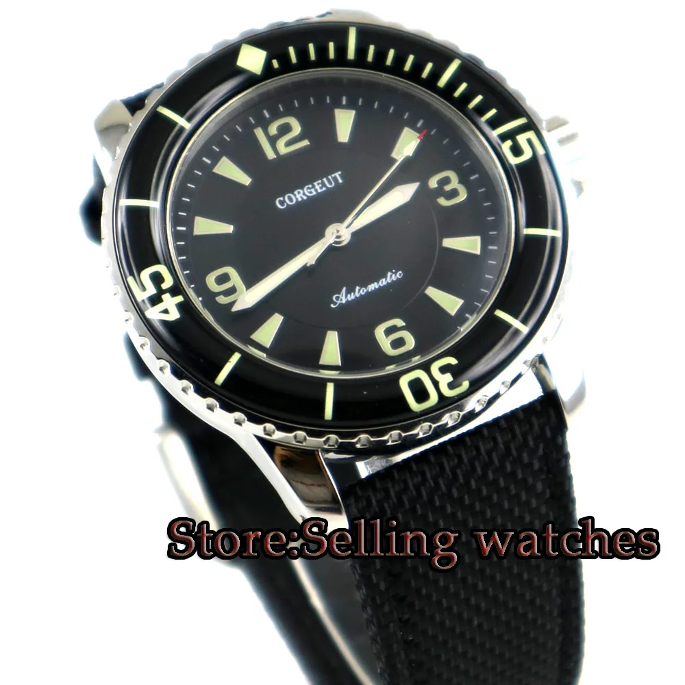Автоматические часы для дайвинга corgтеле супер искусственная ткань лучшая