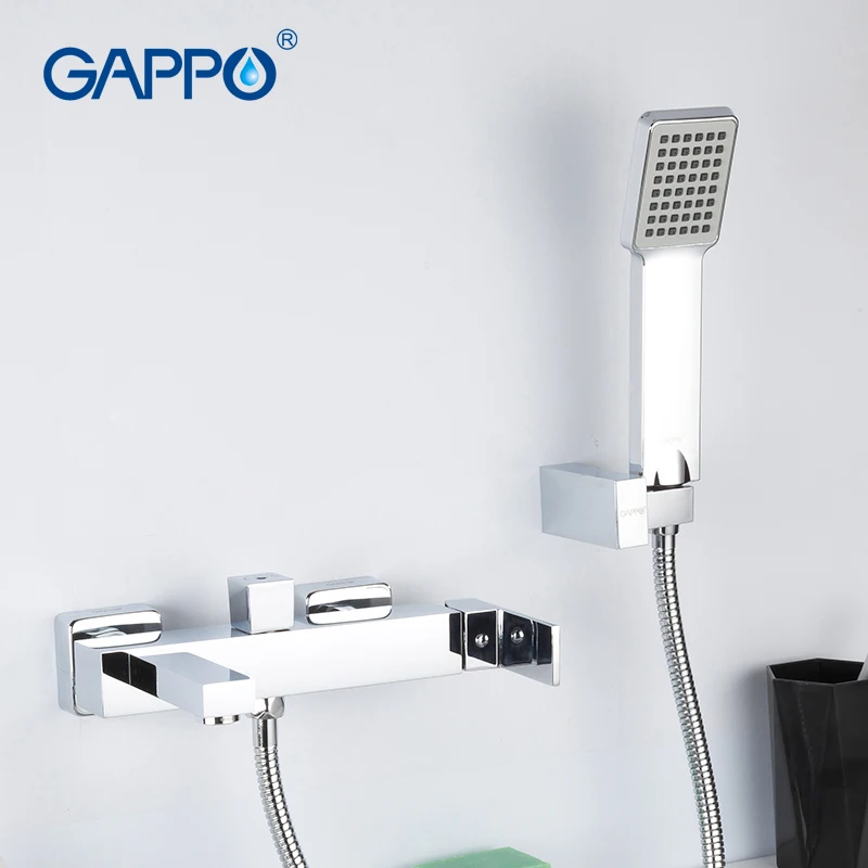 GAPPO bathtub faucet wall mounted bathroom shower bath mixer waterfall taps brass faucets | Обустройство дома