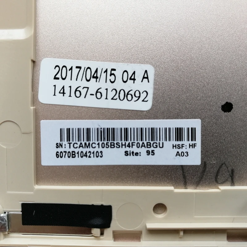 Новый верхний чехол для ноутбука Подставка рук Xiaomi Air M3 4G 128G 12 5 &quotзолотой цвет |
