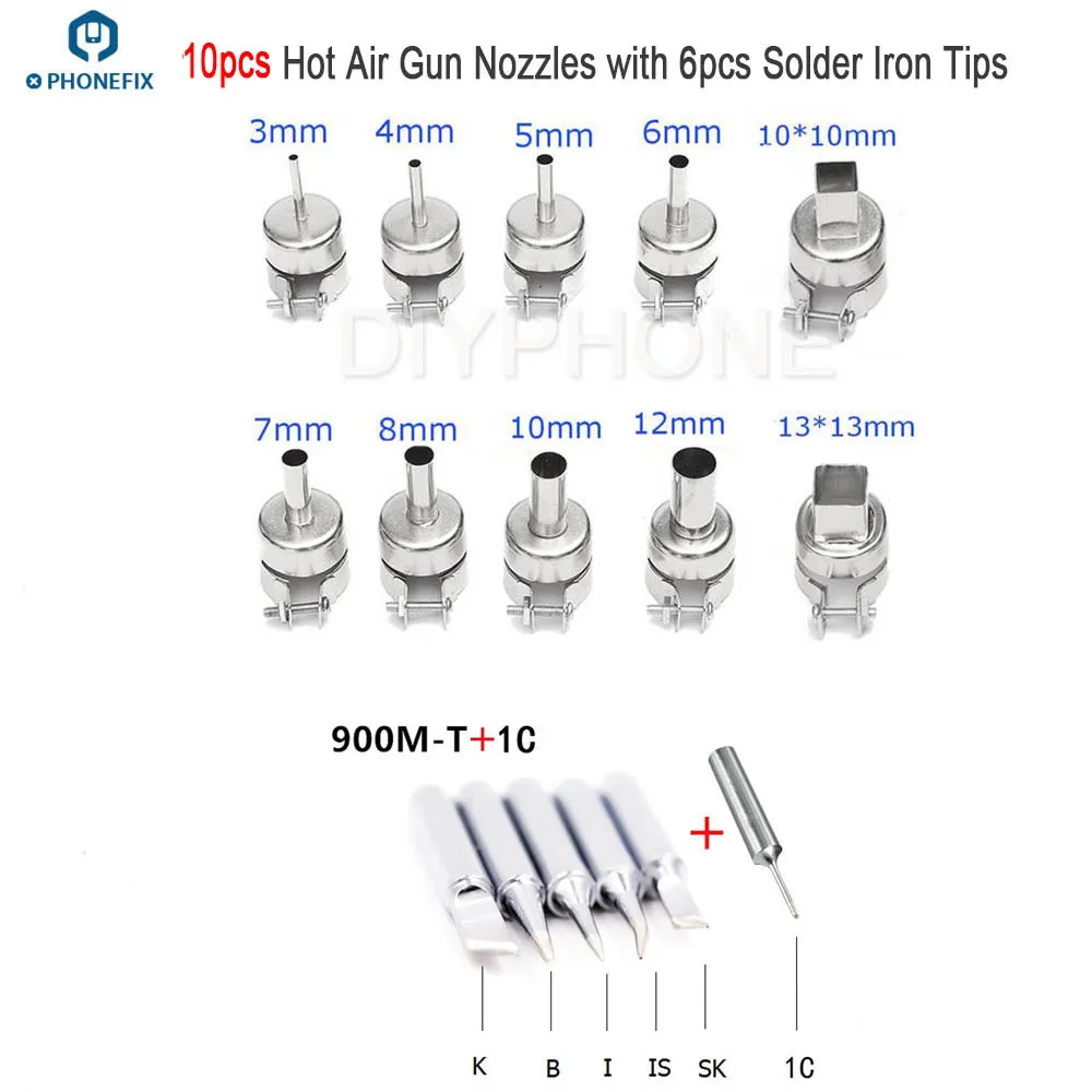 850 серия паяльная станция с горячим воздухом аксессуар для пайки BGA Тепловая