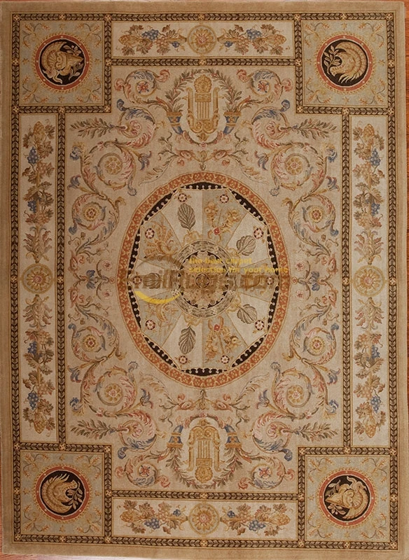 Goedkoop Antieke Franse Savonnerie Rug Handgemaakte Gordijnen Prachtige Runner Kamer Tapijt Grote Tapijt Natuurlijke Schapenwol