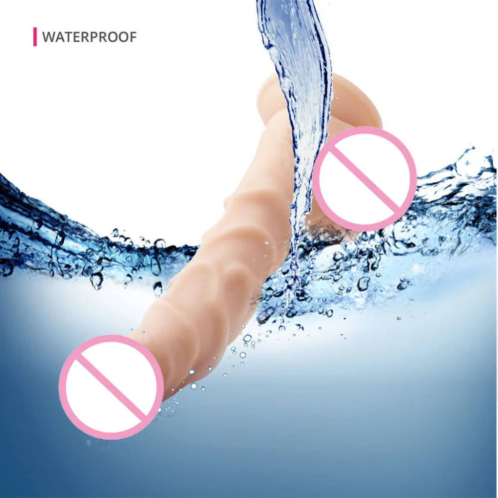 Big Realistic Dildo Fake Penis Sex Toys for Women Masturbator Strong Suction Cup Real Bone Couple Toy #4N | Красота и здоровье