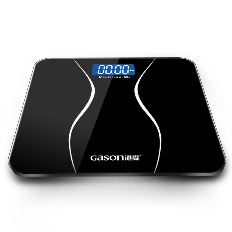 GASON A2 Весы напольные жк дисплей Закаленное стекло 180кг/50г|bathroom scale|scales bodybathroom body