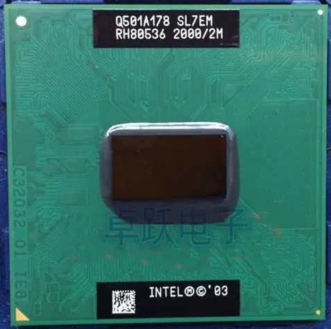 Оригинальный ноутбук Intel PM755 pm 755 2 0G/2M / 400 SL7EM PGA оригинальный процессор