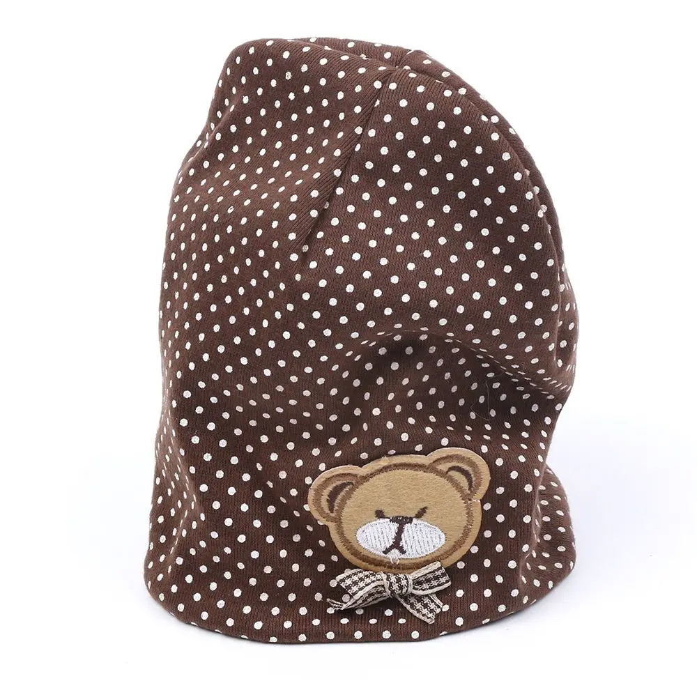 

Cute Winter Autumn Newborn Crochet warm Cotton Baby beanie Hat Girl Boy Cap Children Unisex Bear