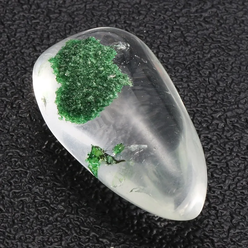 Натуральный зеленый призрак кварцевый кристалл искусственный камень подвеска