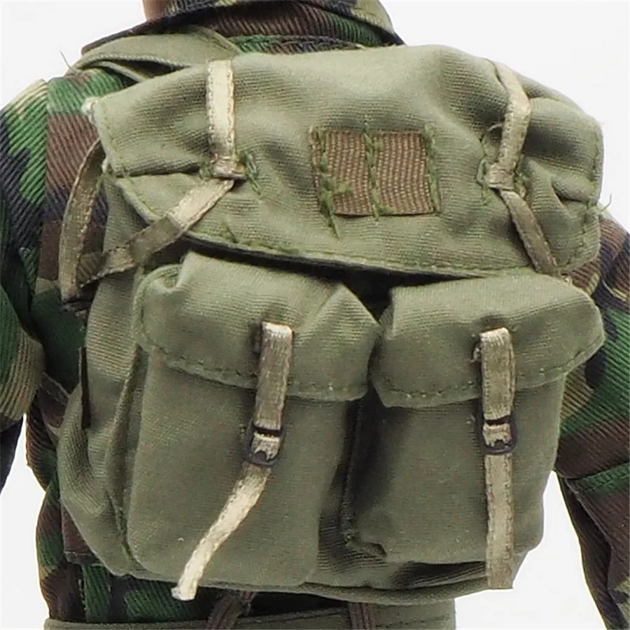 Униформа в масштабе 1/6 наряды рюкзак Олива для 12 дюймов Мужская Военная экшн