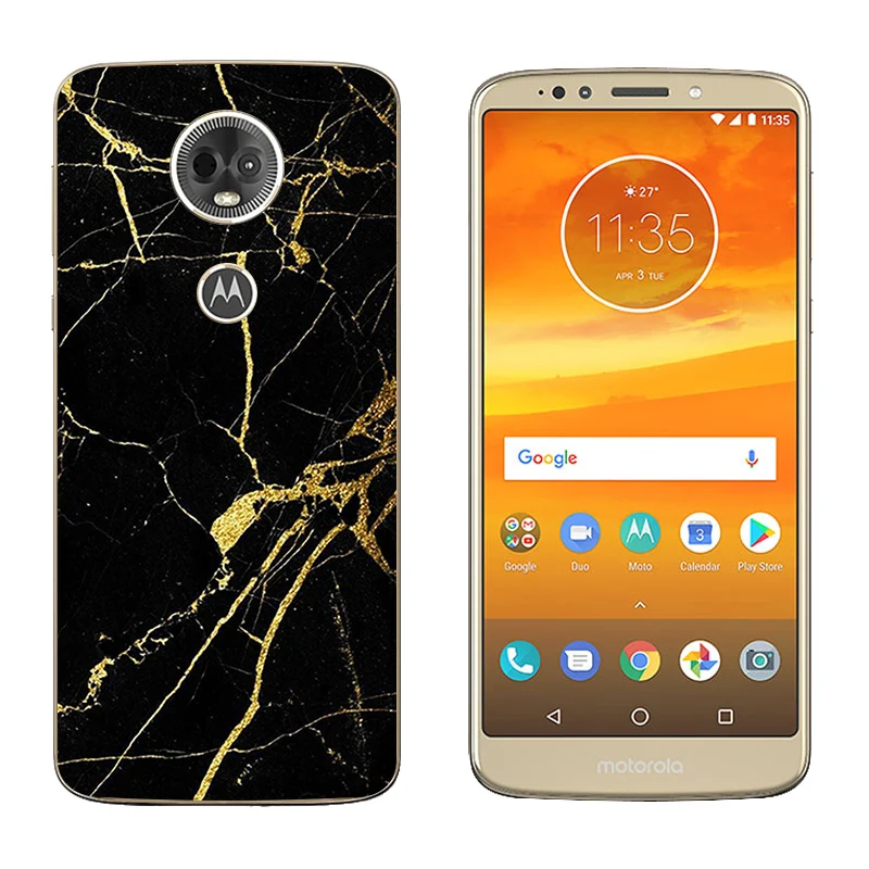 TPU Soft Silicone Coque for Motorola E5 Plus Back Phone Cover 6.0 inch MOTO E5Plus E 5 Const Printing Shell |