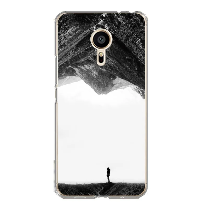 Мягкий прозрачный чехол для телефона из ТПУ meilan MX6 pro6 U20 U10 A5 M5 M5S E E2 Marble Moon милый с