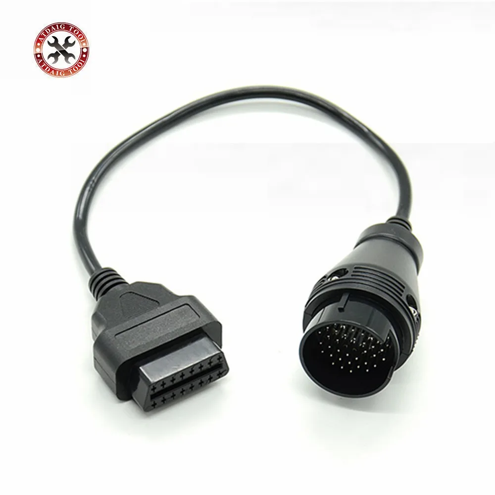 Новое поступление MB 38Pin кабель Мужской до 16 Pin 38 PIN диагностический OBDII разъем OBD2 с