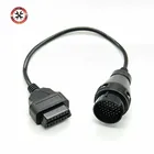 Новое поступление MB 38Pin кабель Мужской до 16 Pin MB 38 PIN диагностический кабель OBDII разъем MB OBD2 кабель с 38Pin Интерфейс
