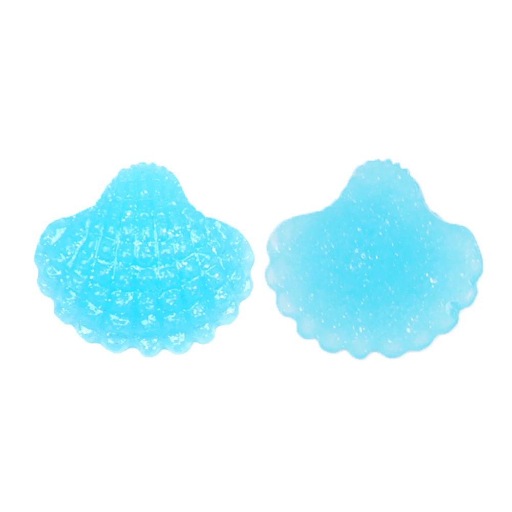 

CheerBows 10pcs Resin Shell Patches Stick on Candy Accessories Handmade Hairbow Materials Patch for Clothes DIY Sewing Supplier