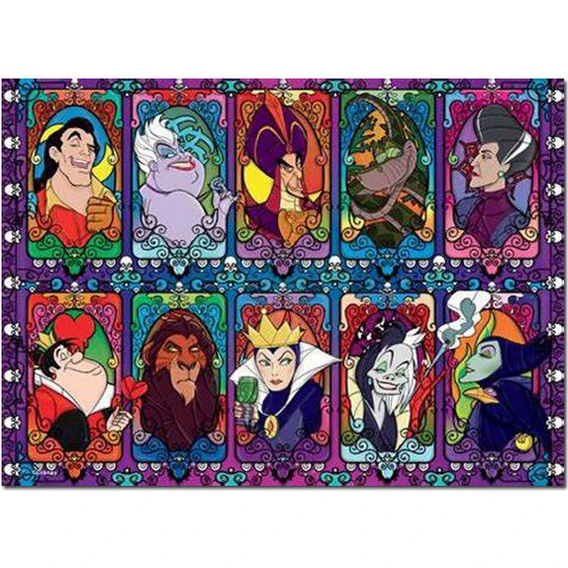 

5D DIY Diamond painting Cross stitch Cartoon set Full Square/round Diamond embroidery witch Round mosaic Home Decor JS4752