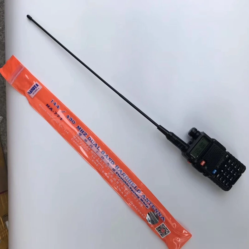 2 шт. nagoya na 771 антенна NA771 SMA F типа Мама двойной широкая полоса гибкая VHF/UHF 144/430 МГц