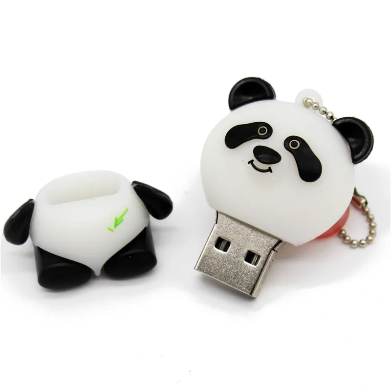 Быстрая USB 3 0 мультфильм панда флэш накопитель 256 ГБ 64 32 16 8 128 г память медведь кот