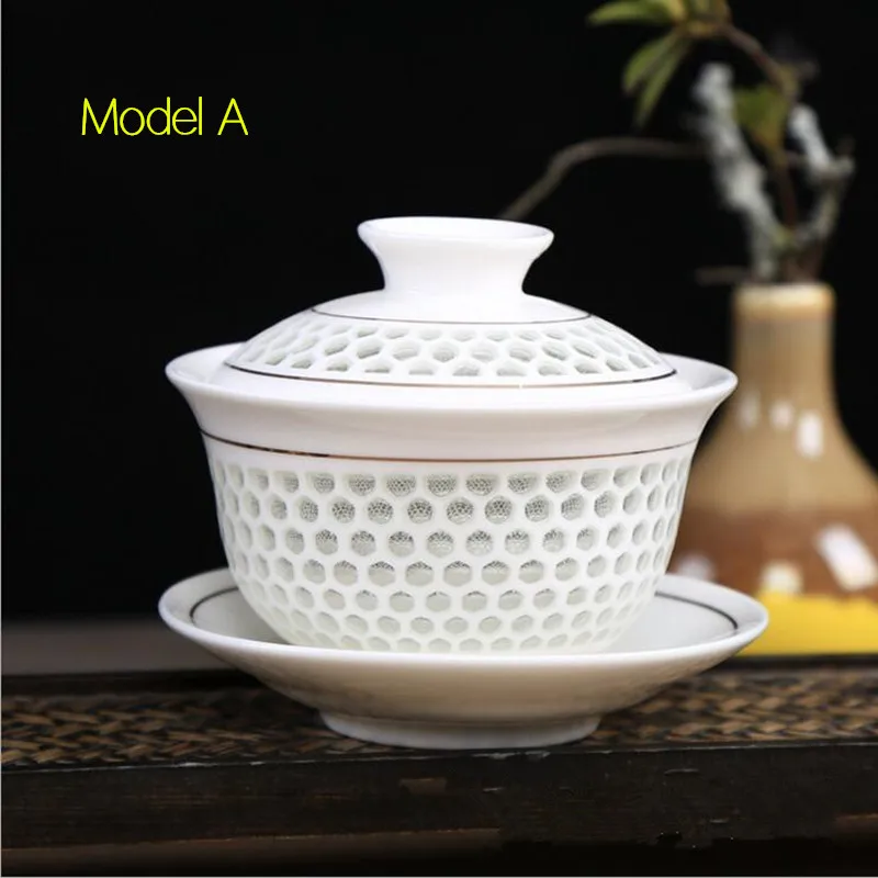 Чайная чаша емкость 200 мл китайский Tureen KungFu чайный сервиз чайная чашка Gaiwan