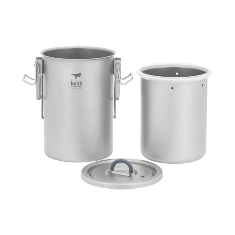 Кит Ti6300 Многофункциональный титановый горшок кухонная посуда светильник вес