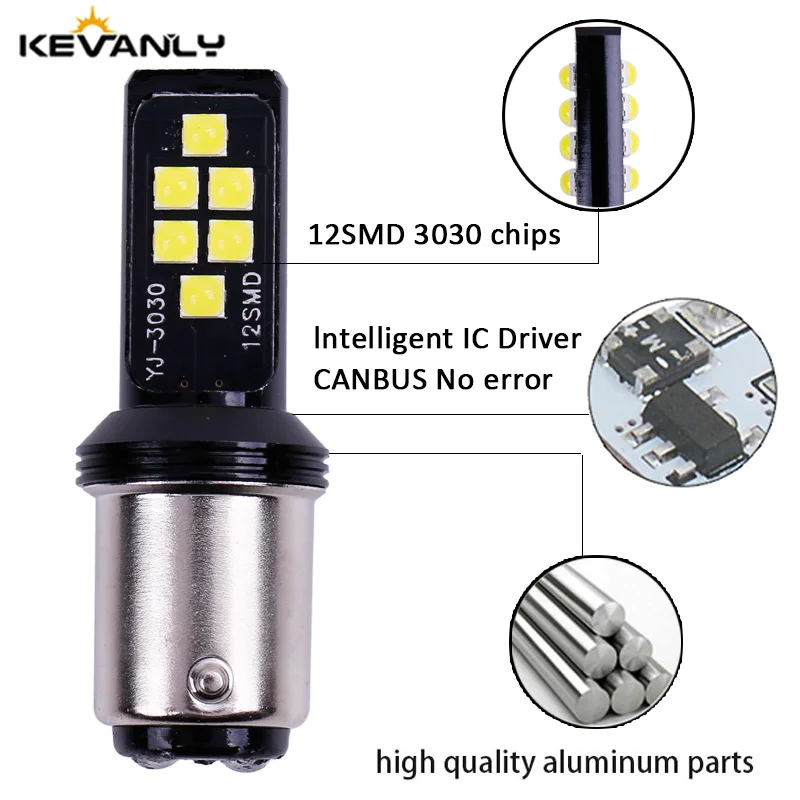 2 шт. P21W PY21W BA15S 1157 P21/5 Вт W21/5 Вт BAY15D T20 светодиодный 7440 W21W T15 BAU15S 3030 чипы светодиодный автомобильный резервный светодиодные лампы Тормозная светильник с can-bus