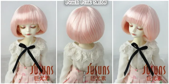 JD478 Размер 9-10 дюймов для моды BJD парик-Боб с полным взрыва кукла парик милая кукла волосы высокого качества модные куклы парики