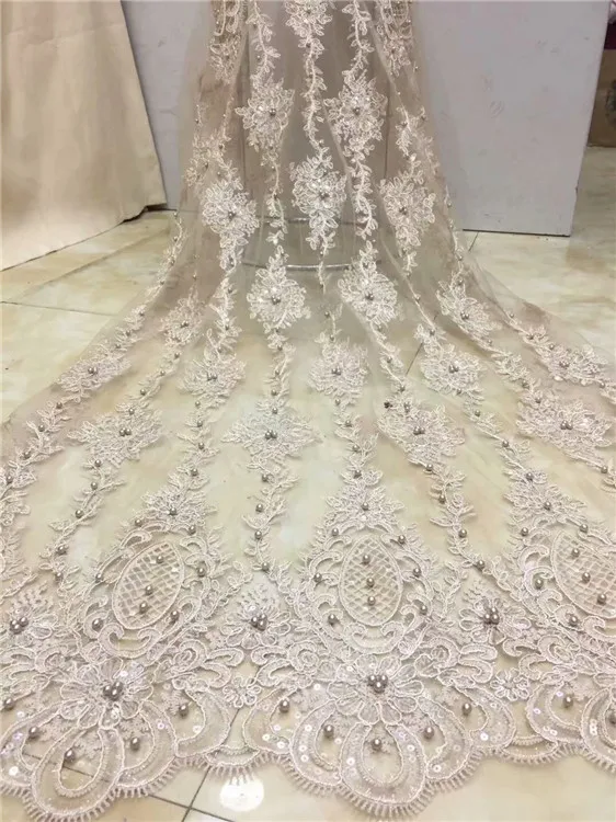 Luxury african beads lace high quality french guipure fabric blue new arrival sequins for party dress pfd | Дом и сад