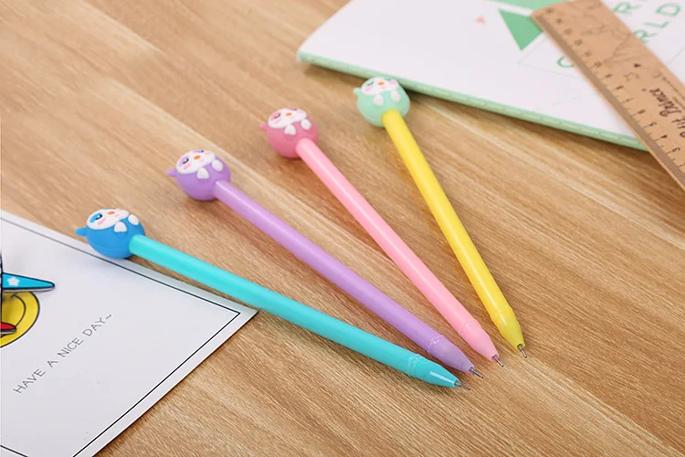 0,5 мм Kawaii креативная шариковая ручка creativos мультфильм сломанный цветочный узор милые школьные офисные принадлежности ручка канцелярские принадлежности Рождество