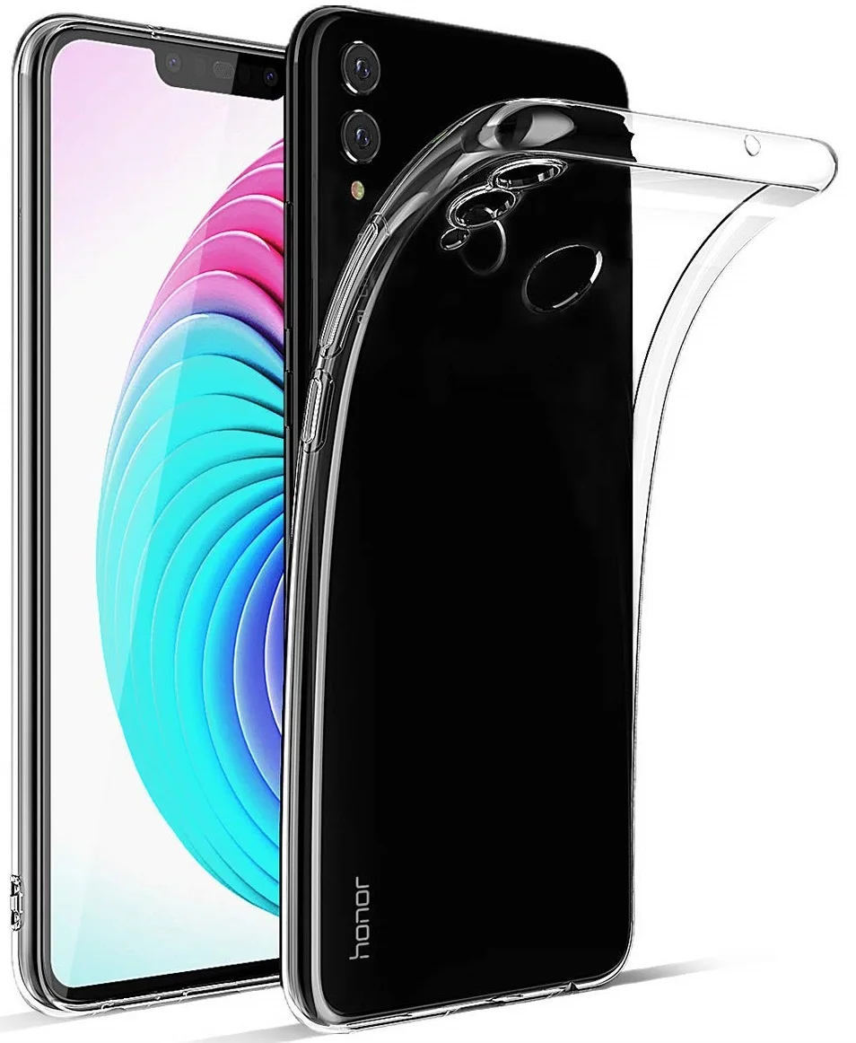 Для Huawe Honor 8C 8A чехол мягкий TPU на Tpu прозрачный ультра тонкий 8C|Бамперы| |