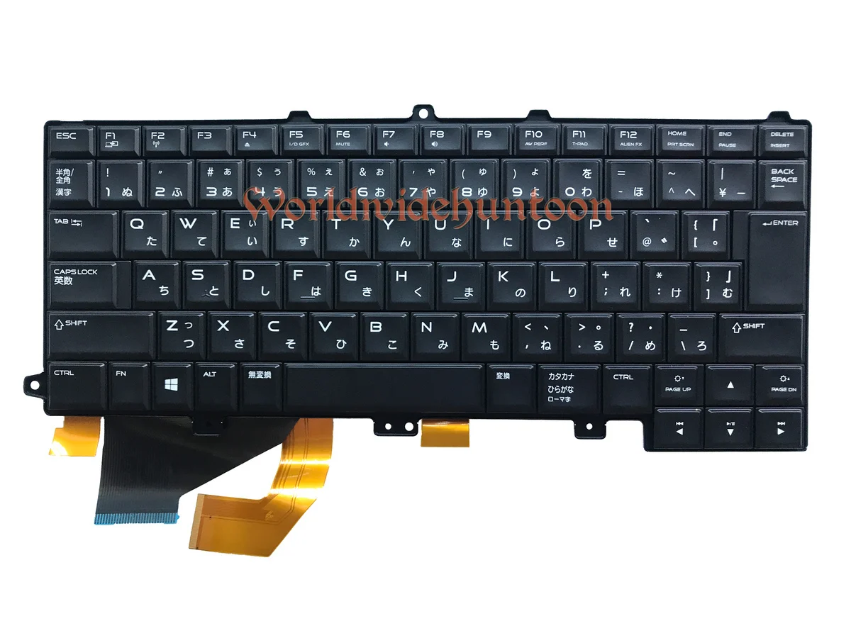 Высокое качество! Японская Клавиатура для ноутбука Dell Alienware M14X R3 клавиатура CN-085J6M NSK-LB0BC JP схема расположения с подсветкой