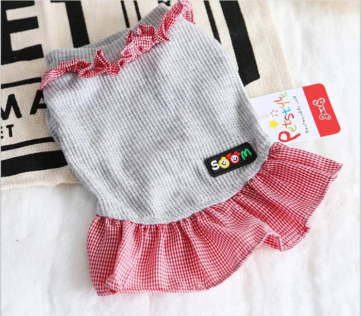 Сетчатая кружевная Одежда для собак зимняя теплая куртка пальто платье кошек