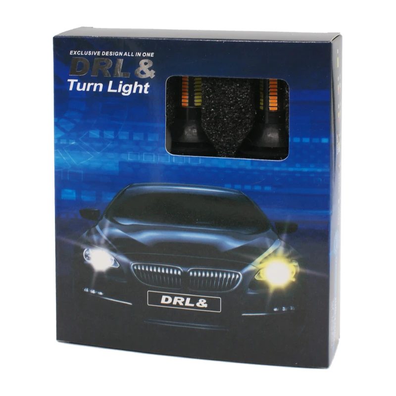 1156 BA15S/BAU15S PY21W P21W T20 7440 светодиодный DRL указатели поворота Противотуманные фары