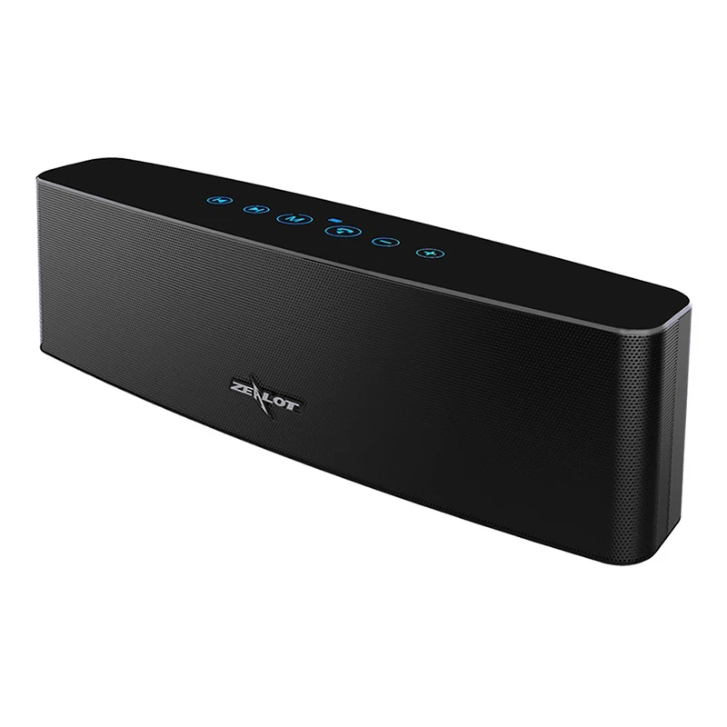 ZEALOT S12 3D объемные басы стереоколонка с Bluetooth 12 Вт беспроводное сенсорное