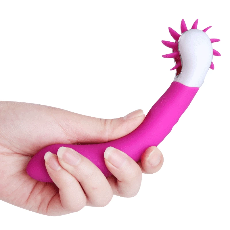 Стимуляция сосков Вращающийся вибратор для женщин G Spot силиконовый Вагинальный