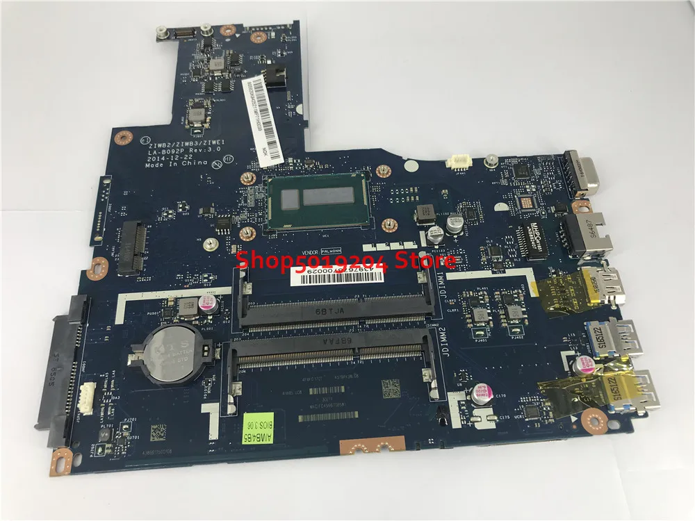  Lenovo B50-70     SR27G B50-80   ZIWB2/ZIWB3/ZIWE1 I3-5005U