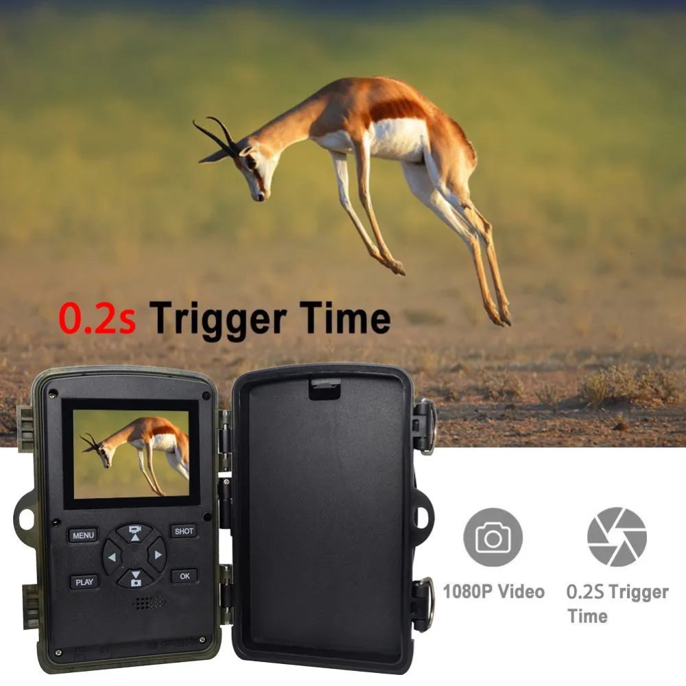 16MP 1080P HD охотничья камера 0 2 S Быстрый триггер 4 &quotЖК экран дикая природа IP66