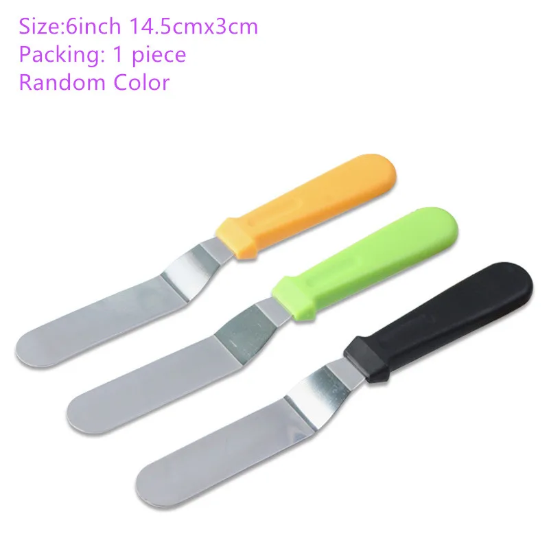 6 inch 1pc Скребок для торта плавные регулируемые шпатели для мастики инструменты для выпечки тортов Кондитерский Резак аксессуары для выпечки инструменты для украшения торта - Цвет: 6 inch 1pc